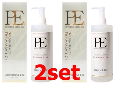 PE THE QUEEN Golden Beauty Massage Gel 500g Dr. Arrivo 17.5 fl.oz set of 2