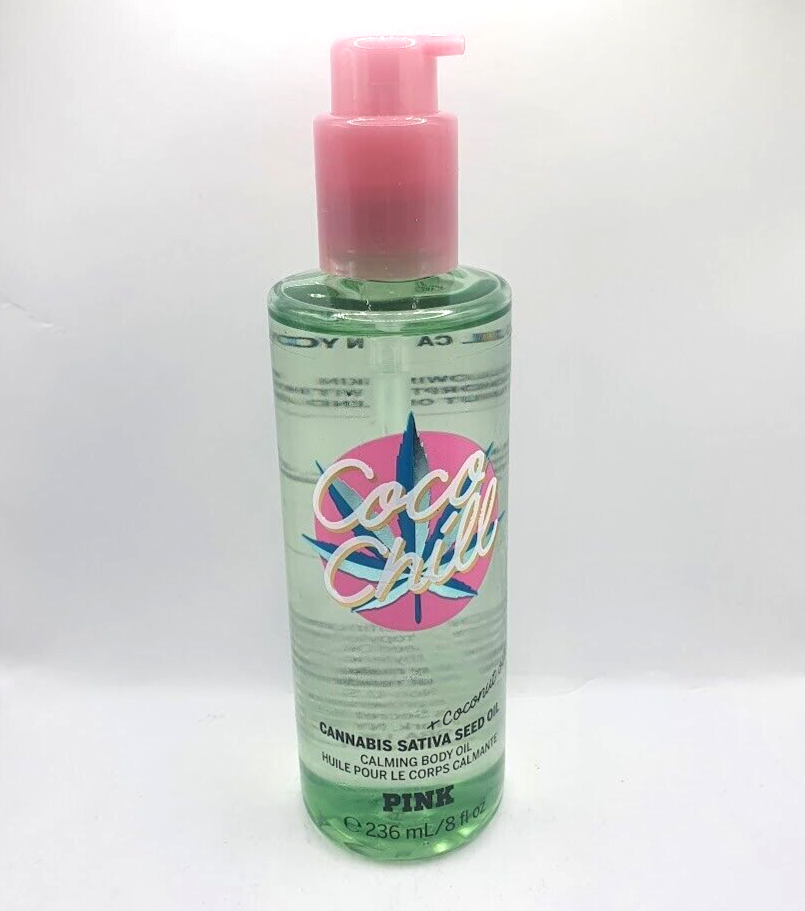 VICTORIA'S SECRET PINK COCO CHILL CALMING BODY OIL 8 FL OZ | eBay