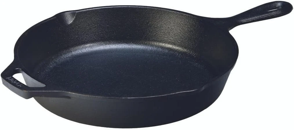 Lodge Cast Iron Pre-Seasoned Skillet 12" Oven Stove Grill Campfire Use, Black