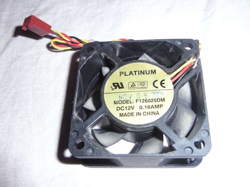 Platinum F126025DM Kühler Lüfter 60x60 mm Cooling PC Computer FAN Cooler 12V