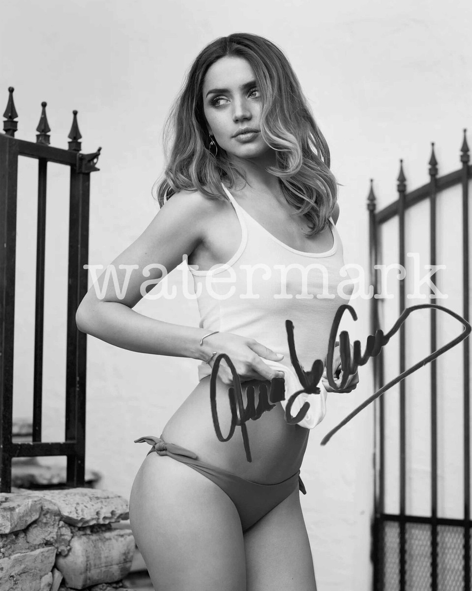 Ana De Armas Autographed Signed 8x10 Photo REPRINT Super Sexy Hot