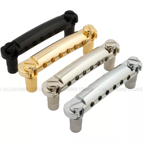 ALUMINUM Stop Bar Tailpiece for Epiphone Gibson Les Paul SG Guitar, Metric Studs