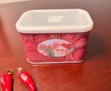 VTG Swiss Mocha Cafe ‘94 General Foods International Coffee Tin w/ Mountains