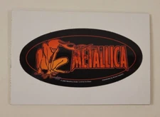 METALLICA Vintage 2000 Brand Imports VENDING MACHINE STICKER CARD + SLEEVE NM/MT