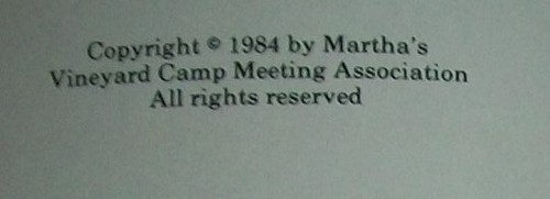 Martha's Vineyard Camp Meeting Association 1835-1985 Sally W. Dagnall 1984 PB VG - 第 8/10 張圖片