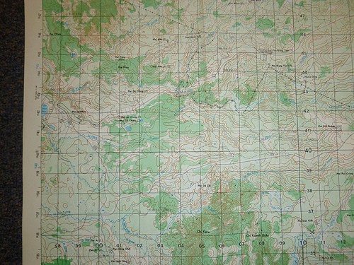 6536 i - MAPA - Bao Duc - Base de Combate Pleiku - LZ Oasis - Ia Drang - Guerra de Vietnam - Imagen 13 de 16
