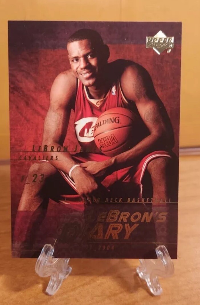 2003 Upper Deck Lebron James Lebron's Diary Rookie RC #LJ11