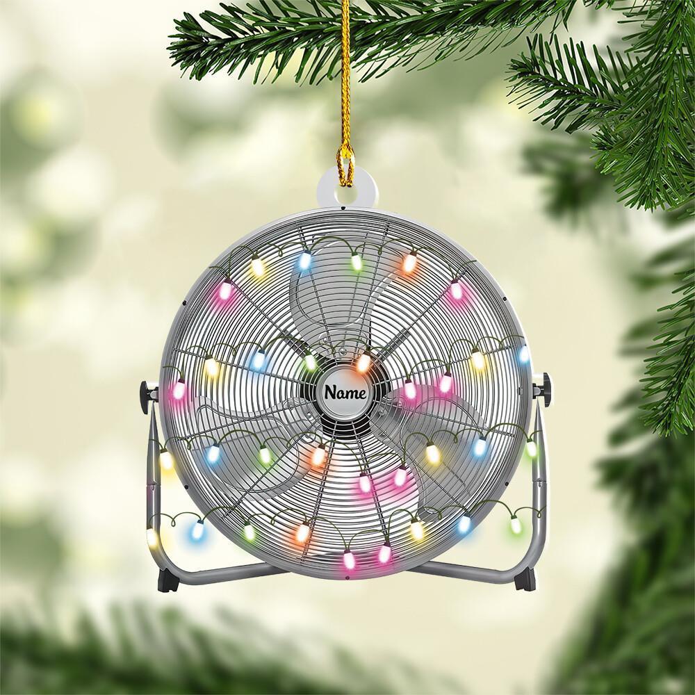 Personalized Electric Fan Christmas Light Ornament  Custom Car Ornament-image