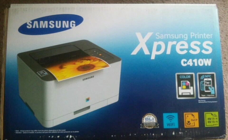 Samsung Xpress C410w Wireless Color Laser Printer Brand New In The Sealed Box - Image 4 of 4