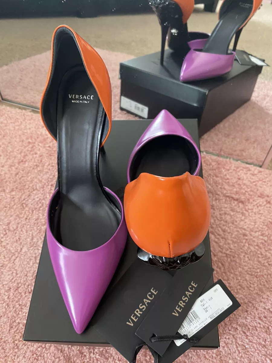 Versace color block best sale shoes