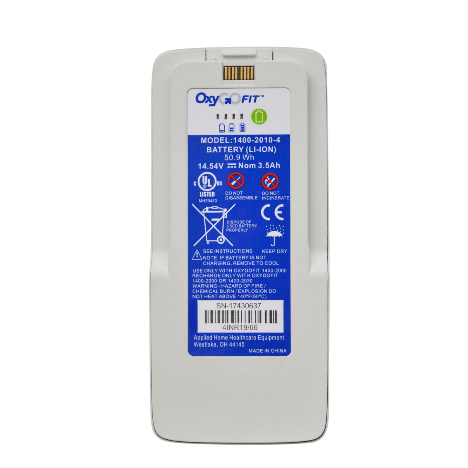 Batteria 4 ore (8 celle) per Inogen One® G3 – Linde Care Point