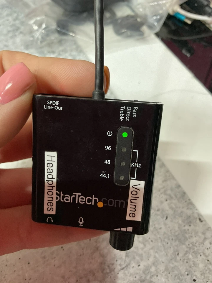 StarTech.com USB Stereo Audio Adapter External Sound Card with SPDIF Digital Aud - Image 2 of 4