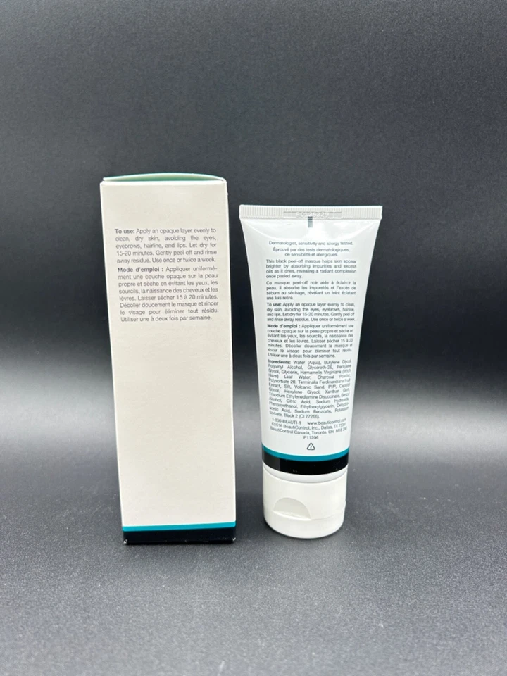 New, Sealed, Beauticontrol Regeneration Brighten Black Peel Off Masque 2.75 oz - Image 4 of 4