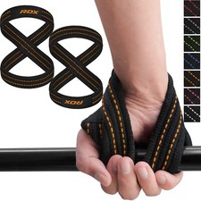 Correas de levantamiento de pesas de RDX, correas de gimnasio con puños, soporte de muñeca, correas de gimnasio