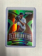 Stephen Strasburg 2020 Panini Prizm Illumination /125 Lime Green Nationals