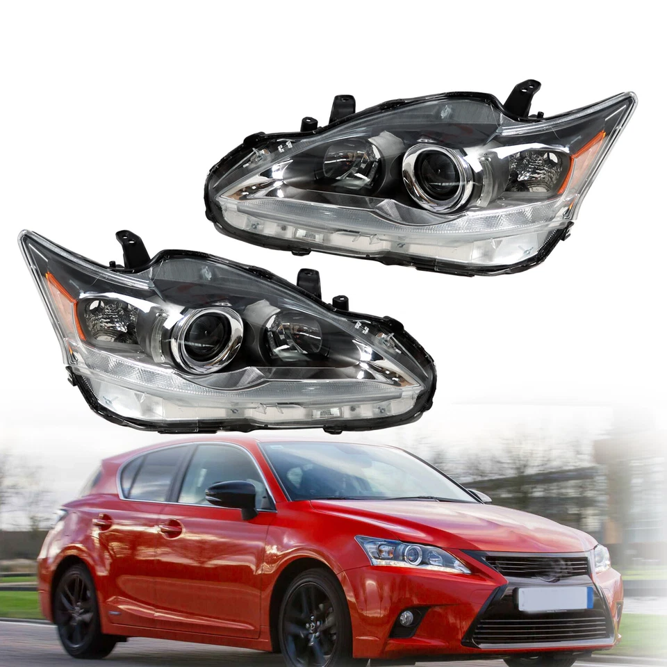 Headlight Set For Lexus CT200H 2011 2012 2013 2014 2015 2016 Left+Right Headlamp Foto 3 de 4