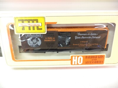 Train Miniatures Ho Tobacco Road Series box car kit, Sir Walter Raleigh
