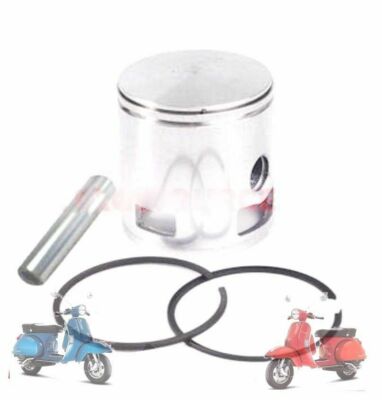 New Vespa PX LML Star Stella Piston Assembly 4th O/s 58.6 Mm Flat Head ECs