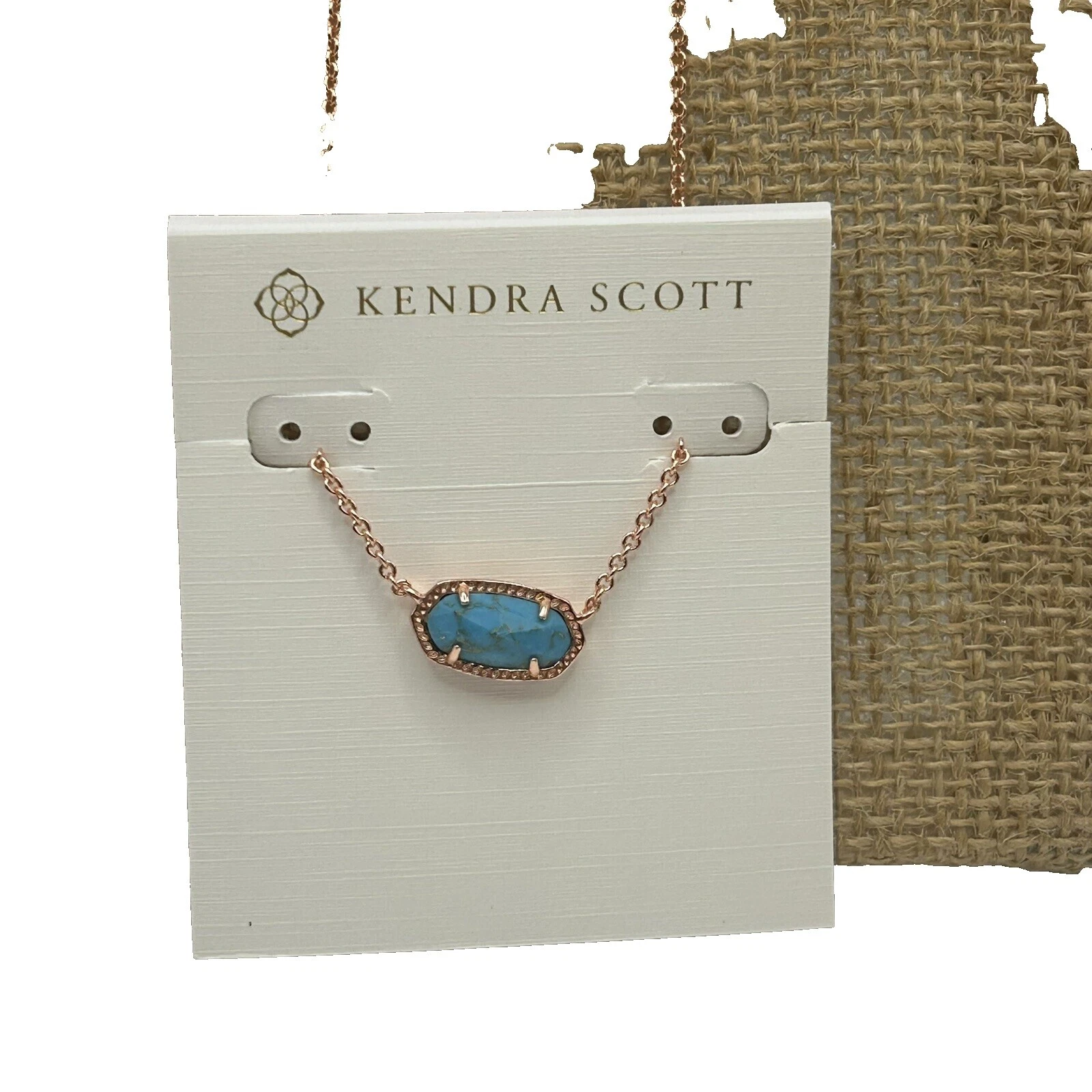 Chapado en Oro Rosa Kendra Scott Moda Collares y Colgantes