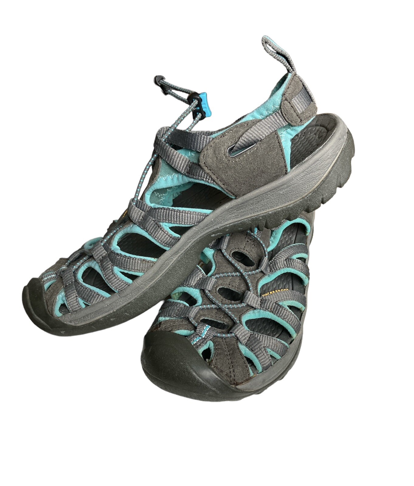 Sandali Keen impermeabili aperti sandali da trekking Gorpcore outdoor grigio verde acqua taglia 9 5