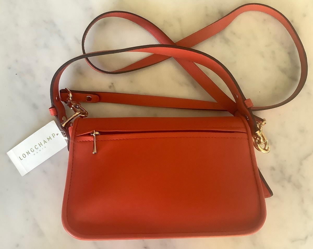 正規店買付【LONGCHAMP】キャメル ミニバッグ 1 / 7 LONG CHAMP ロンシャンミニショルダーバッグ 本革