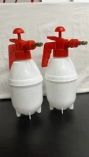 2x Portable Water Chemical Sprayer Hand Pump Pressure Garden Spray Bottle 27oz