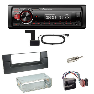 Pioneer MVH-130DAB Digitalradio USB Einbauset für BMW 5er E39 ab 10/2000