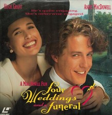 Four Weddings and a Funeral Laserdisc, 1994 
