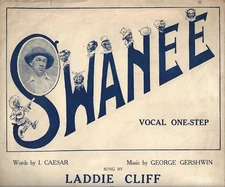George Gershwin "SWANEE" Laddie Cliff "JIG-SAW!" 1920 London Revue Sheet Music