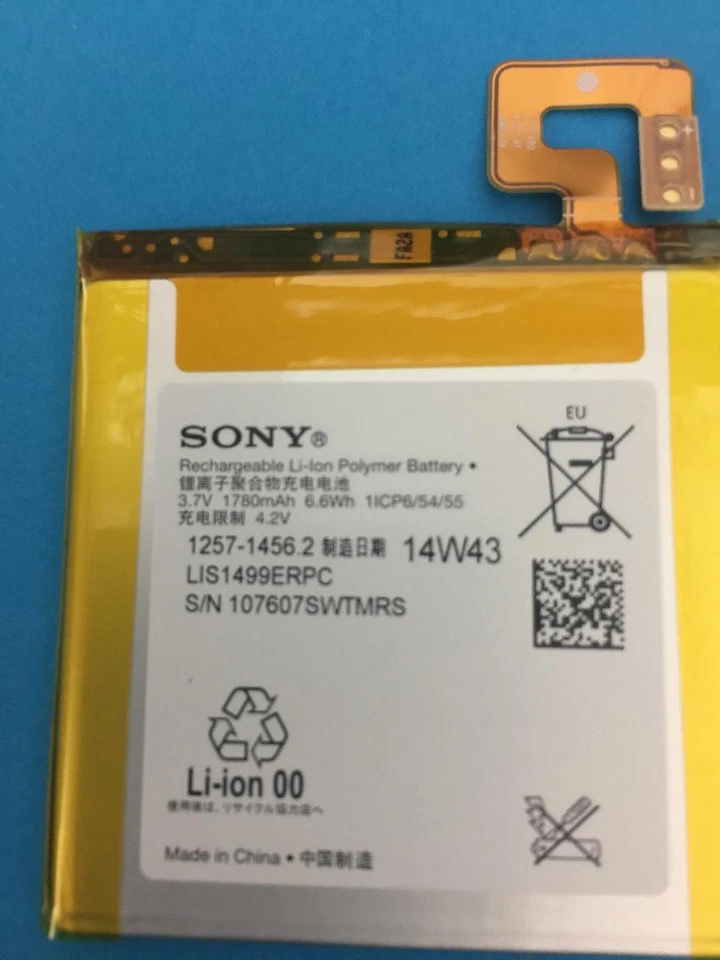 BATERIA GENUINA SONY LIS1499ERPC XPERIA T TL 1780mAh 6,6Wh LT30p LT30a LT30at - Image 2 of 4