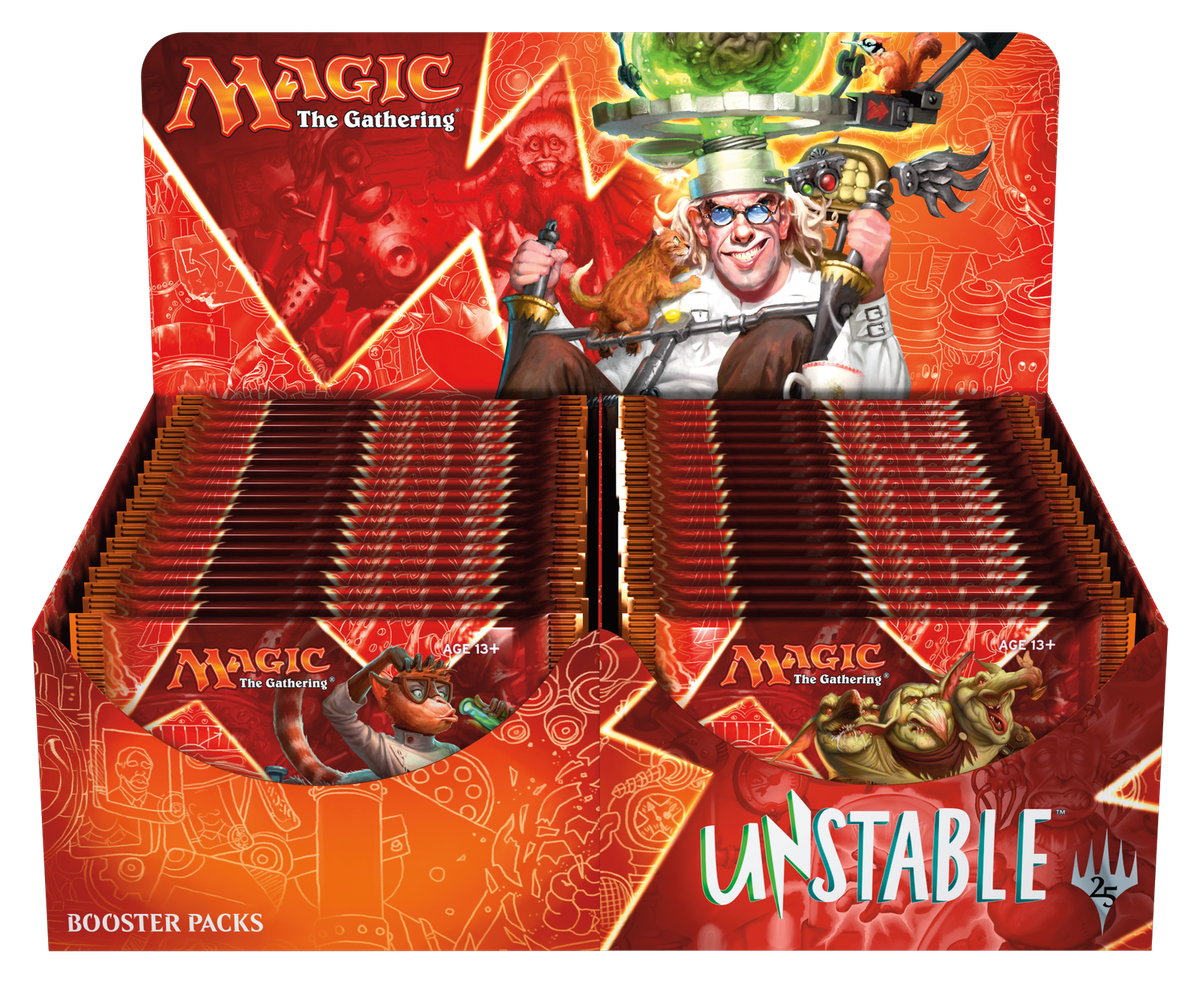 マジック：ザ・ギャザリング UNSTABLE パック 66個 Wizards of the Coast MTG-UST-BD-EN Magic Unstable Booster Box for