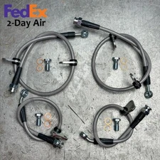 Stainless Steel Front & Rear Brake Lines Kit for 00-05 Honda S2000 AP1