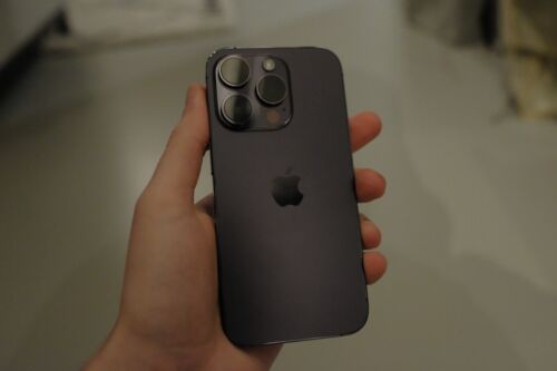 iPhone 14 Pro 128 GB - Mint Condition - Purple - 96% - Afbeelding 2 van 3
