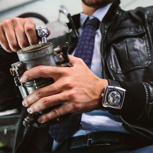 AGELOCER Men's Watch Analog Wristwatch Mechanical Stainless Steel Luxury Watches - Imagen 4 de 7