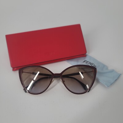Fendi FF 0413/S FG4QR Cat Eye Sunglasses with Case | eBay display picture 1