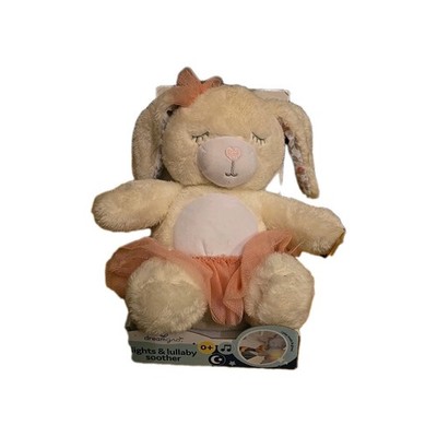 DreamGro Rabbit Baby Color Changing Light & Lullaby Soother Music Tummy Glows