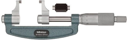 Mitutoyo 143-102 Vernier Caliper Type Micrometer  Ratchet Stop  25-50mm Range