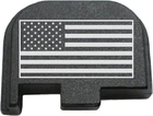 GLOCK REAR SLIDE BACK BUTT COVER PLATE Models G43 G43x G48 Bastion Logo USA Flag
