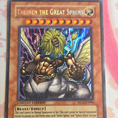 Konami Yu-Gi-Oh! Theinen the Great Sphinx MC2-EN006 LE Foil Ultra Rare