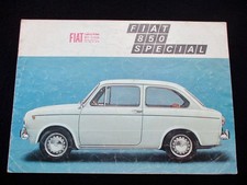 Fiat 850 Special 3/1969 A4 8S  Deutsch Prospe...