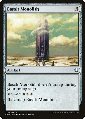 MTG Magic the Gathering Basalt Monolith (173/332) Commander Anthology 2018 LP