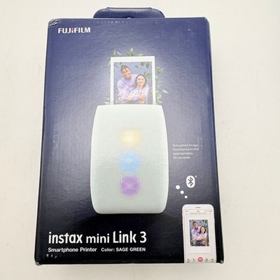 INSTAX mini Link 3 Smartphone Fotodrucker, Sage Green