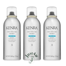Kenra Dry Volume Burst 3 Hairspray, 7.5oz. (3PACK)