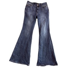 Judy Blue Los Angeles Flare Jeans Womens 11/30 Blue Denim Stretch Casual Wear