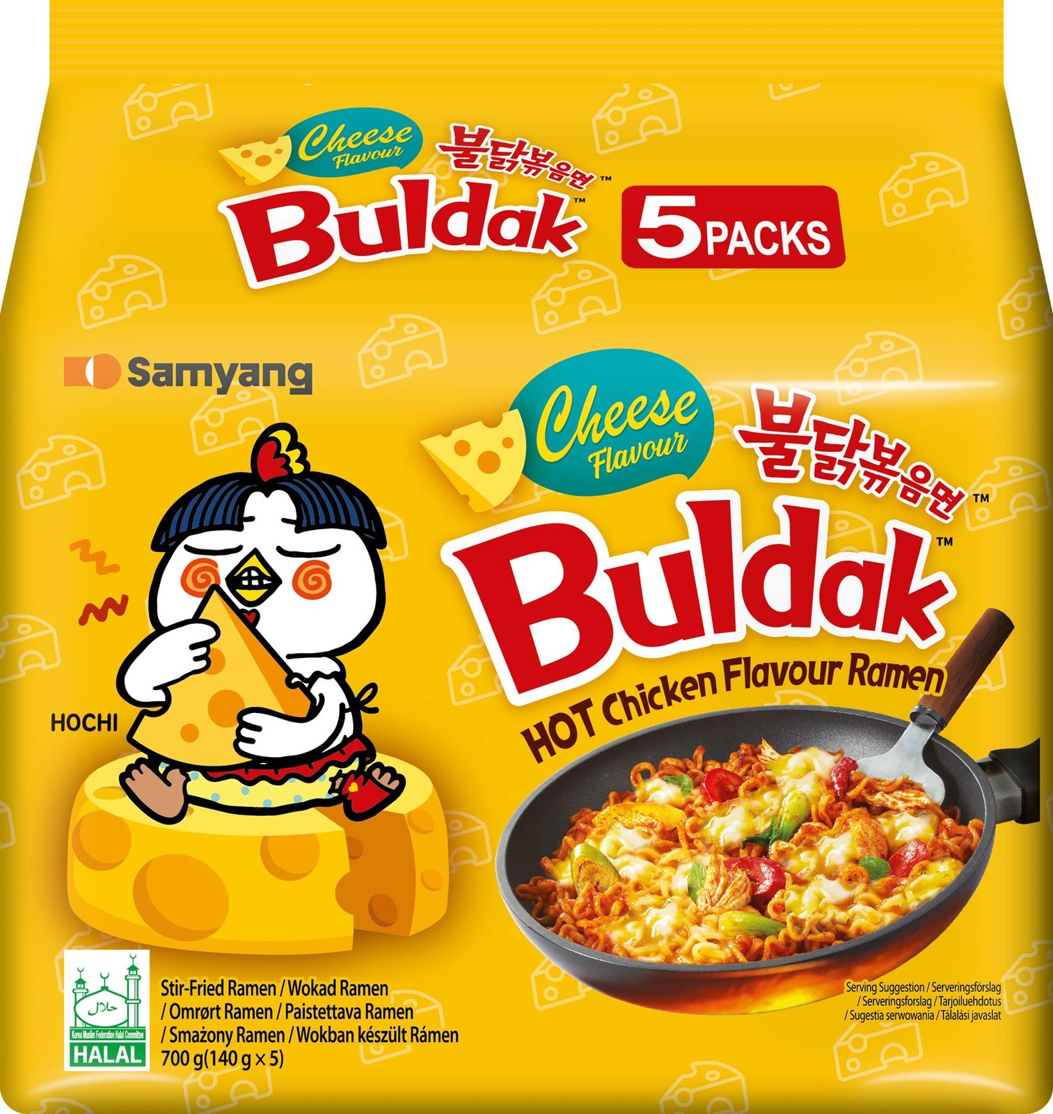 Samyang Chicken Ramen Cheese 1x5x140g