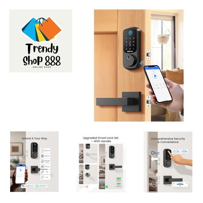 Biometric Deadbolt with Two Lever Handles - 12- Battery Life & Auto Lock