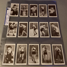 Churchmans cigarette tobacco cards boxing personalities 1938~JACK JOHNSON~set 50