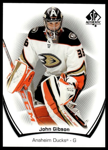 2021 SP Authentic John Gibson #41 card