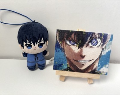 Blue Lock Isagi Yoichi Plush & Mini Canvas Set Official Japan