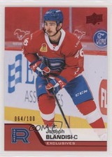 2020-21 Upper Deck AHL Exclusives 64/100 Joseph Blandisi #114 g9s